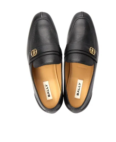 Bally Logo Love Shoes In Black