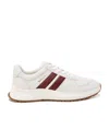 Bally White Leather Darsyl Sneakers In White