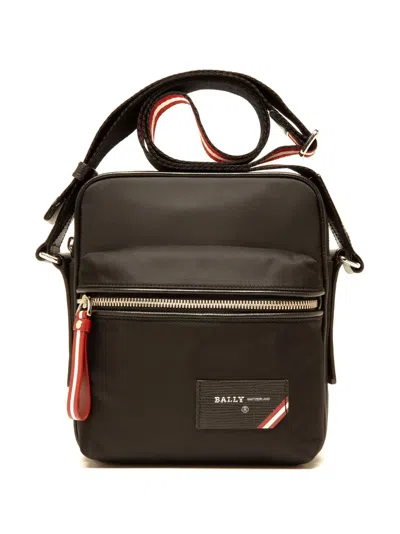 Bally Fara Leather Shoulder Bag In Black