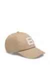 Bally Logo-patch Cap In Neutrals