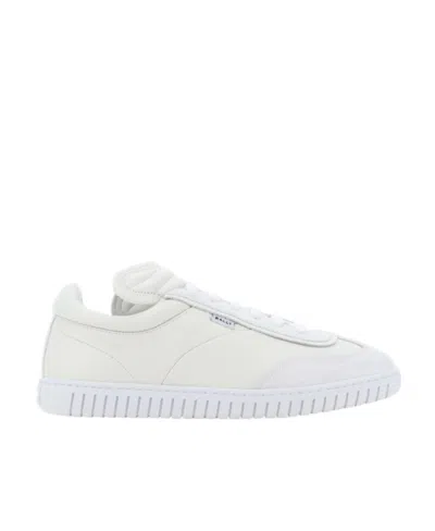 Bally Logo Patch Detail Low-top Sneakers In White