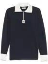 Bally Crewneck Sweater Stand-up Collar In Blue