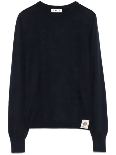 BALLY LOGO-PATCH TOP