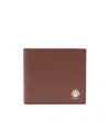 Bally Logo Patch Wallet In Red