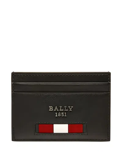 Bally Logo-plaque Cardholder In Black