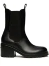 Bally Logo-plaque Chelsea Boots In Black