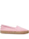 Bally Logo-plaque Denim Espadrilles In Pink