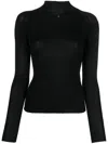 Bally Pullover Mit Stehkragen In Black