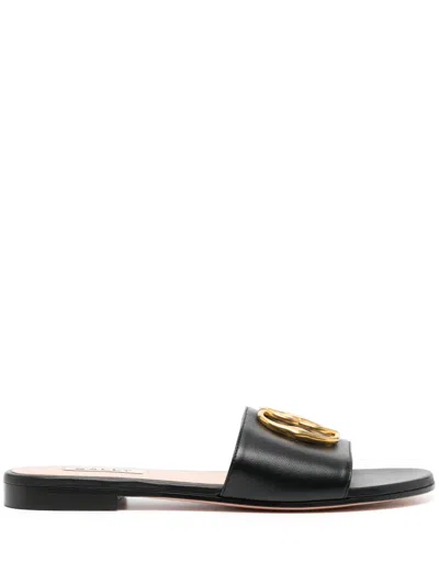 Bally Woman Sandals Black Size 7.5 Lambskin