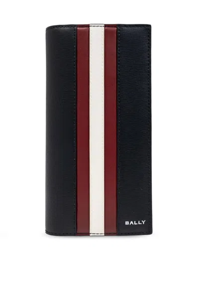 Bally Logo Plaque Striped Bi In Black