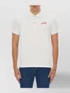 Bally Logo Embroidered Short-sleeved Polo Shirt In White