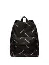 Bally Logo-print Backpack In Black