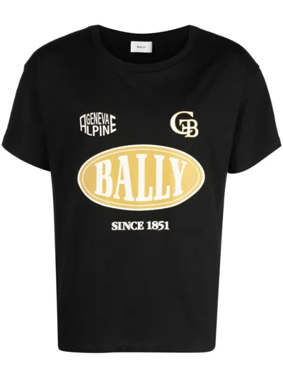 BALLY LOGO-PRINT COTTON T-SHIRT