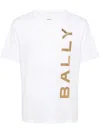 Bally Logo-print Organic Cotton T-shirt In White
