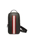 Bally Logo-print Shoulder Bag In Black