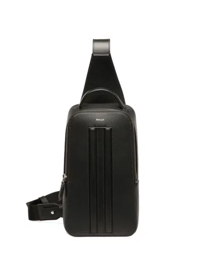Bally Logo-print Shoulder Bag In Schwarz