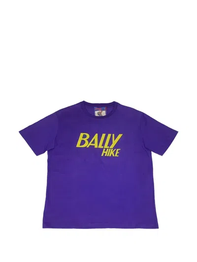 Bally Logo-print T-shirt In Blue