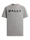 Bally Logo-print T-shirt In Gray