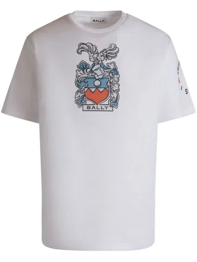 Bally Logo-print T-shirt In White