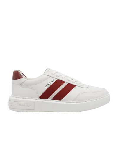 BALLY BALLY LOGO PRINTED LACE-UP SNEAKERS
