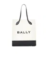 Bally Logo Tote Bag In White