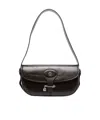Bally Shoulder Bag Padlock Detail In Black