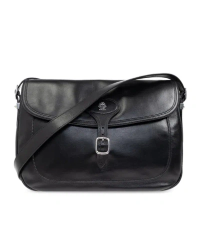 Bally Logo Shoulder Bag In Black
