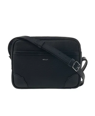 Bally Logo Shoulder Bag In Black