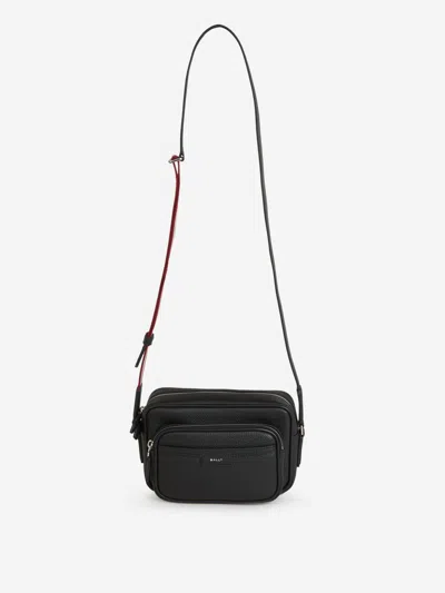 Bally Logo Shoulder Bag In Black