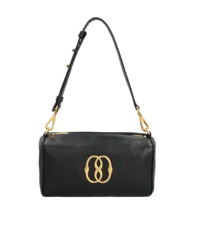 Bally Logo Shoulder Bag In Black