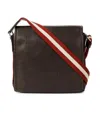 Bally Logo Shoulder Bag In Black