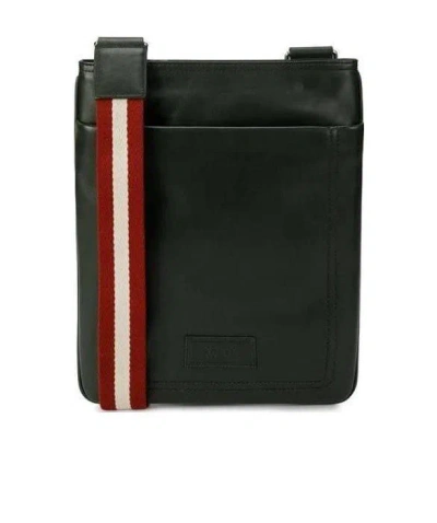 Bally Logo Shoulder Bag In Black