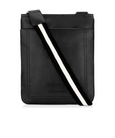 Bally Logo Shoulder Bag In Black