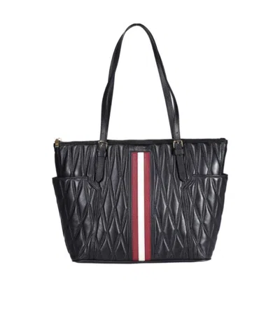 Bally Logo Shoulder Bag In Black