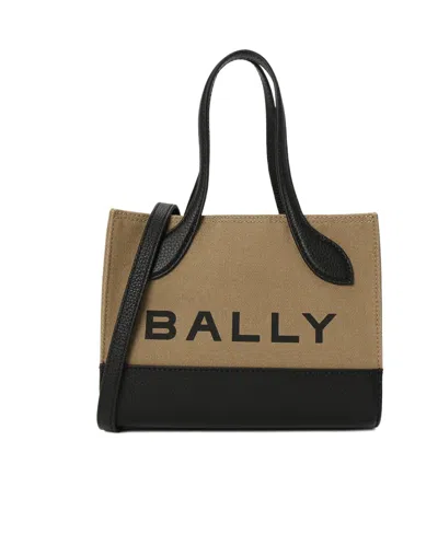 Bally Logo Shoulder Bag In Black