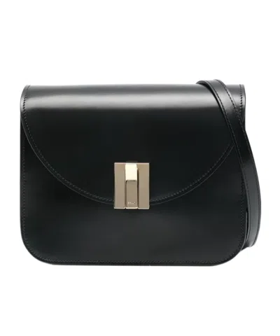Bally Logo Shoulder Bag In Black