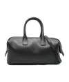 Bally Smooth Leather Tote Bag In Black