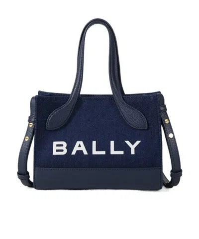 Bally Logo Shoulder Bag In Black