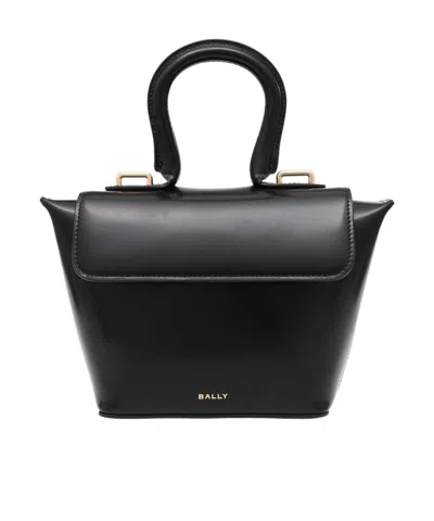 Bally Logo Shoulder Bag In Black