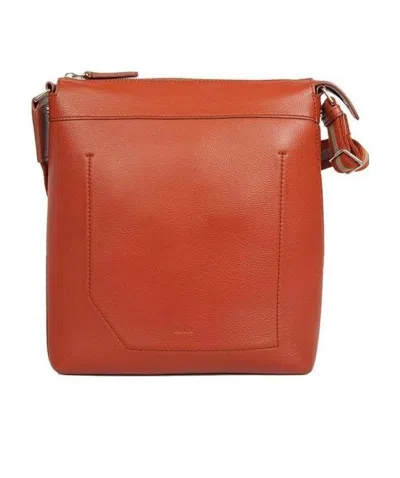 Bally Logo Shoulder Bag In Brown