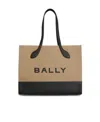 Bally Bar Keep On Logo-print Tote In Green