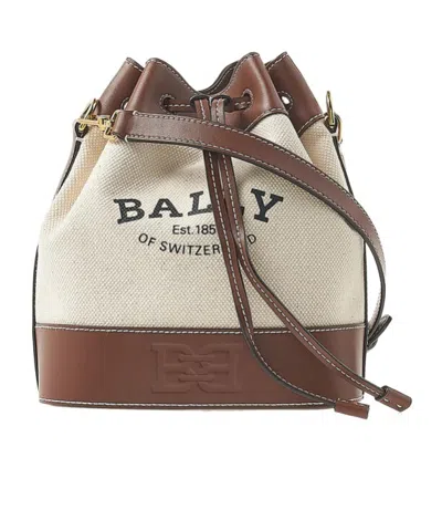 Bally Logo Shoulder Bag In Multicolor