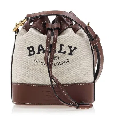 Bally Logo Shoulder Bag In Multicolor