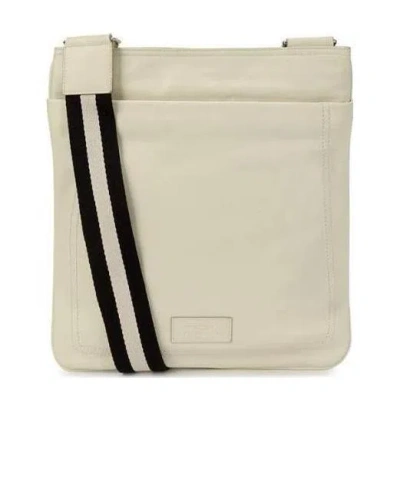Bally Logo Shoulder Bag In Nude