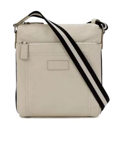 Bally Logo Shoulder Bag In Nude