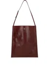 Bally Logo Shoulder Bag In Brown
