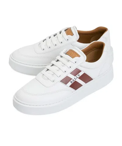 Bally Logo Sneakers In White
