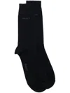 Bally Logo Socks In Black