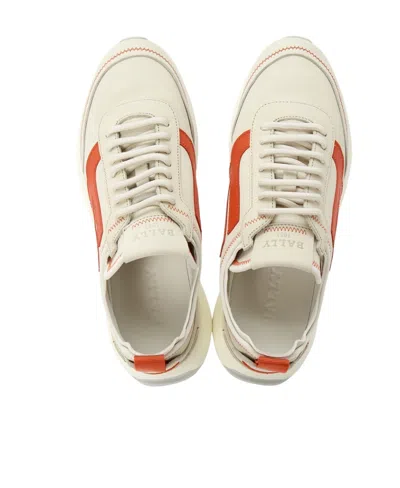 Bally Logo Sports Shoes In Nude
