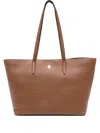 Bally Logo-stamp Leather Tote Bag In Brown